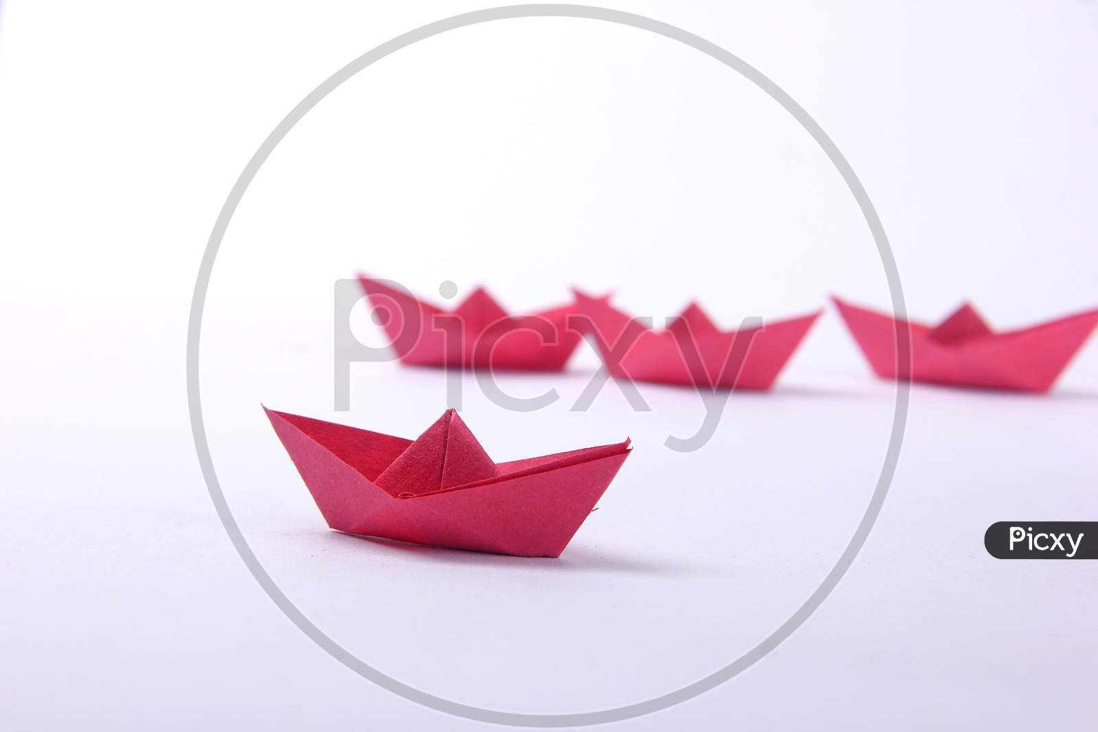 Pink Paper Boat/Boats/Sailboat