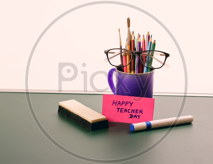 Happy Teacher Day Concept