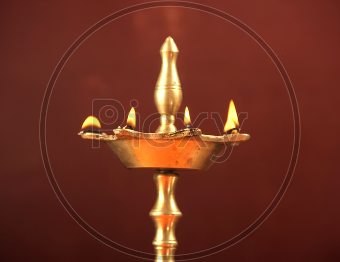 Indian Festival Diwali Lamp, Deepavali Diyas