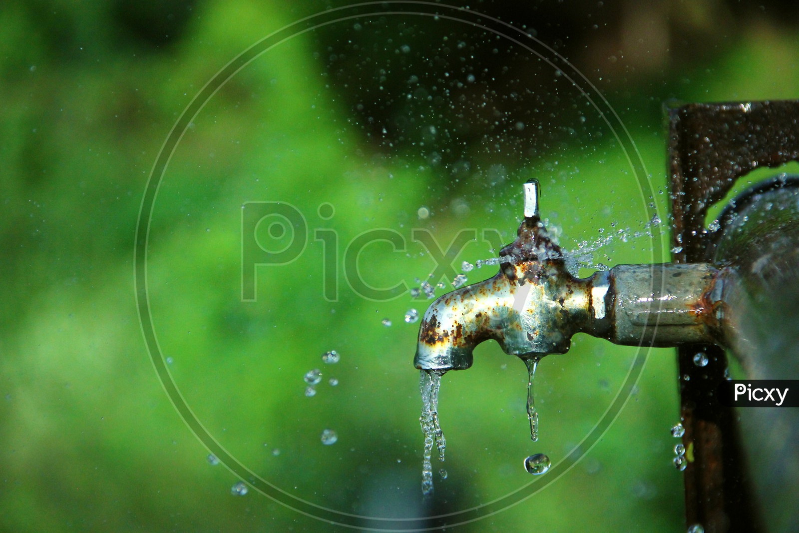 Water Leaking from Tap /  Water drops  / Water leakage