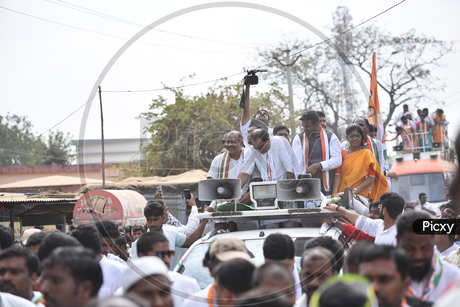 Image of Mohammad Azharuddin and Rohit Reddy MLA Candidate Tandur For ...