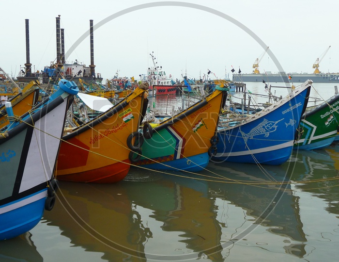 fishing Boats at Kakinada