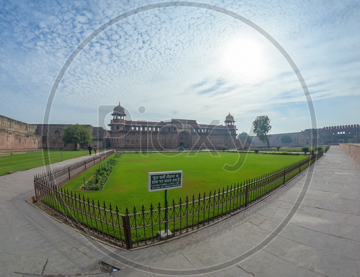 Jahangir Palace inside Agra Fort