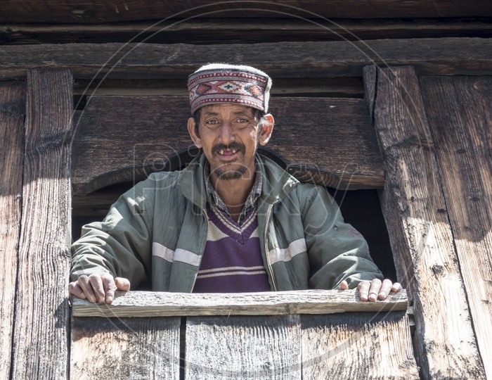 Man in Jana Village near Manali