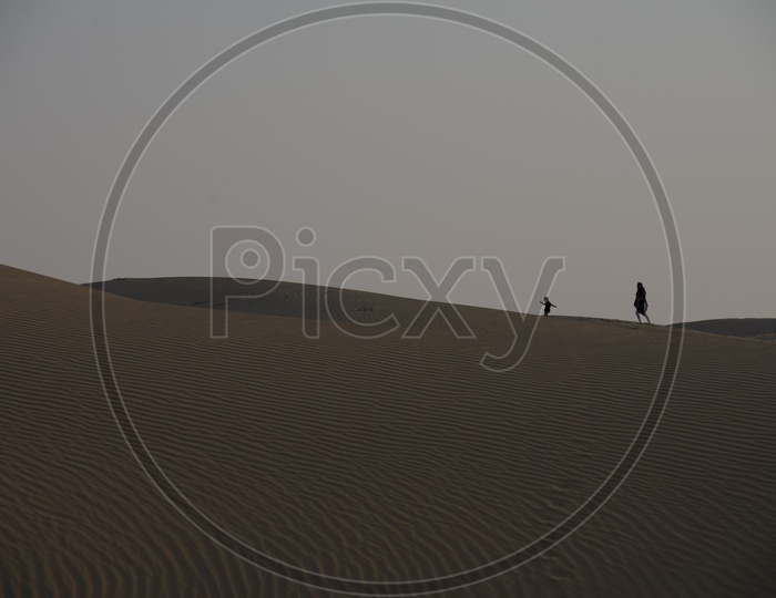 People in Thar Desert