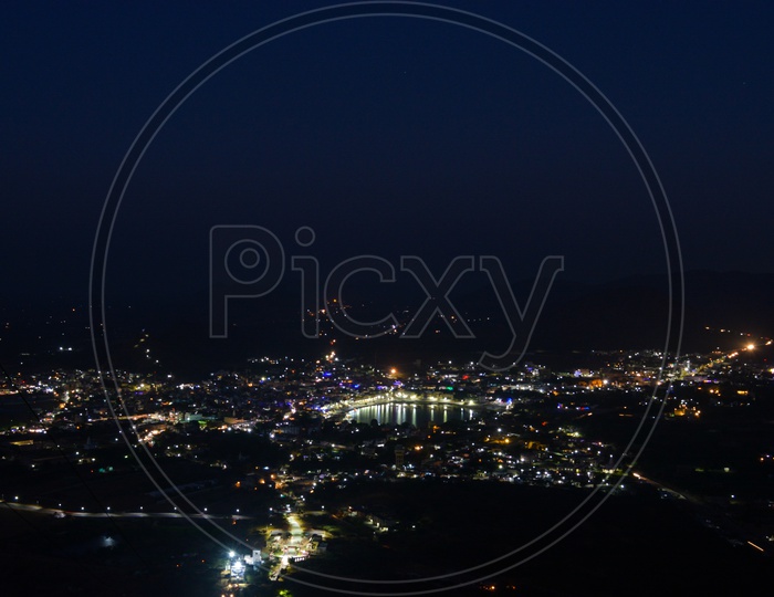 Pushkar Lake Night view