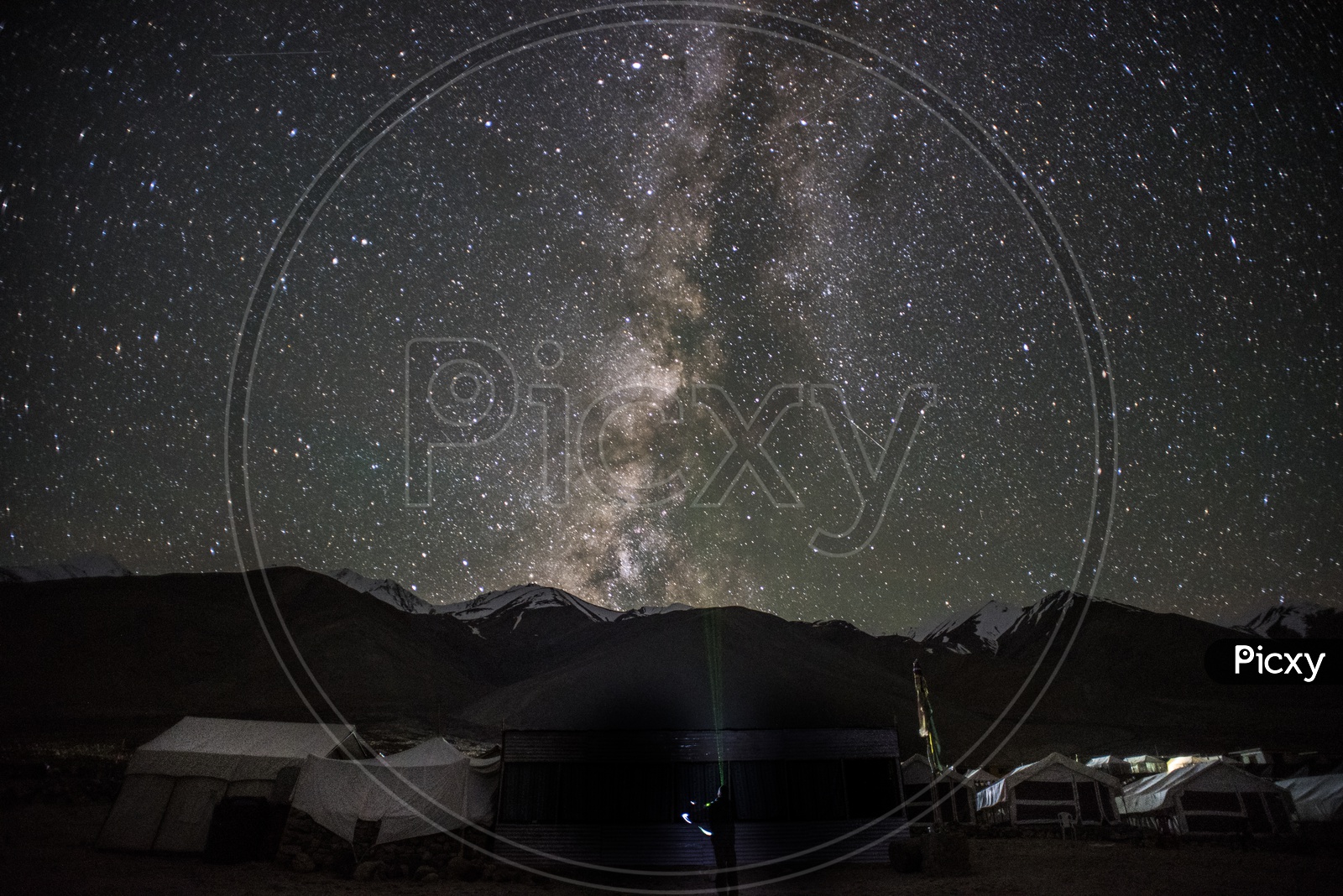 Star Gazing at Pangong Lake Ladakh