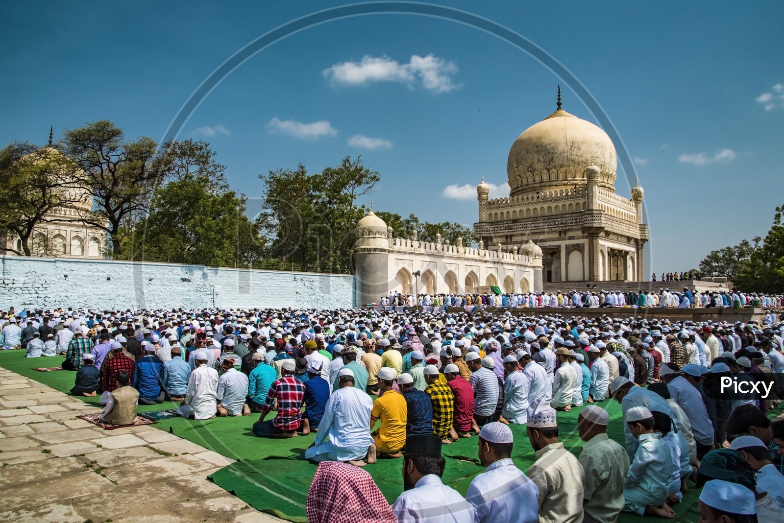 Eid Prayers at Qutb Shahi Tombs