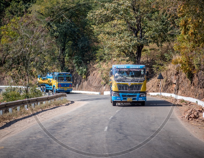 trucks in the eastern ghats