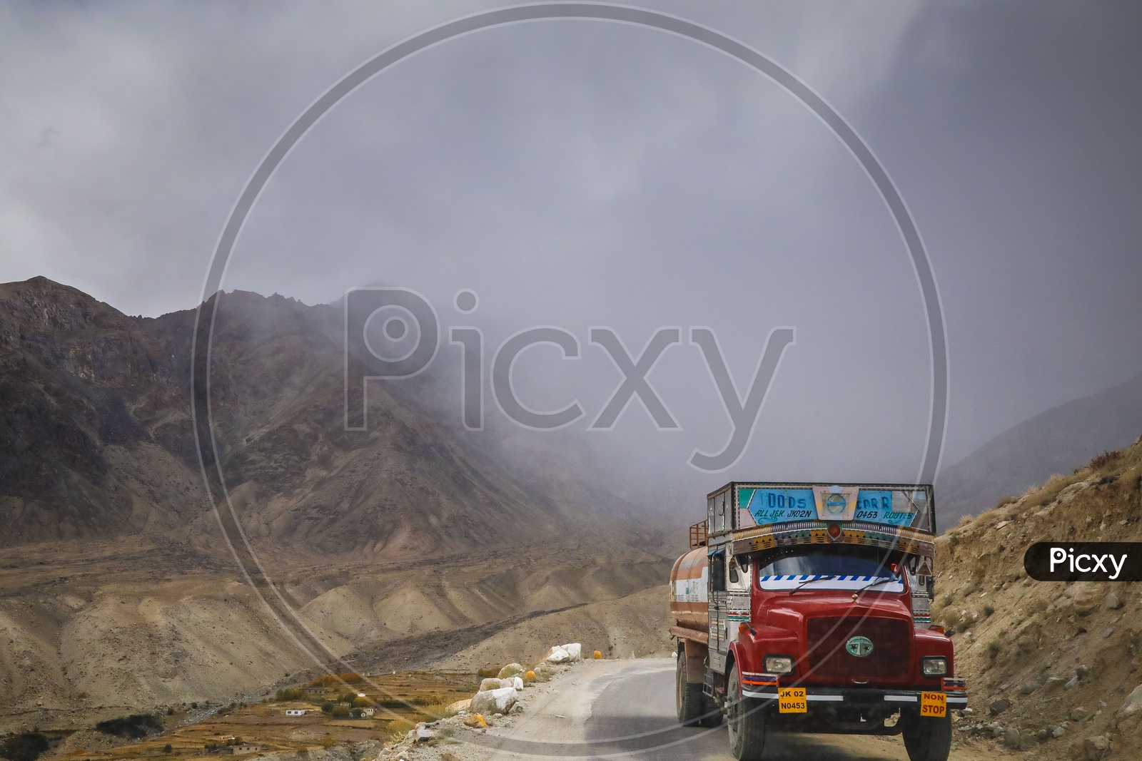 Trucks in Leh ladakh Area.