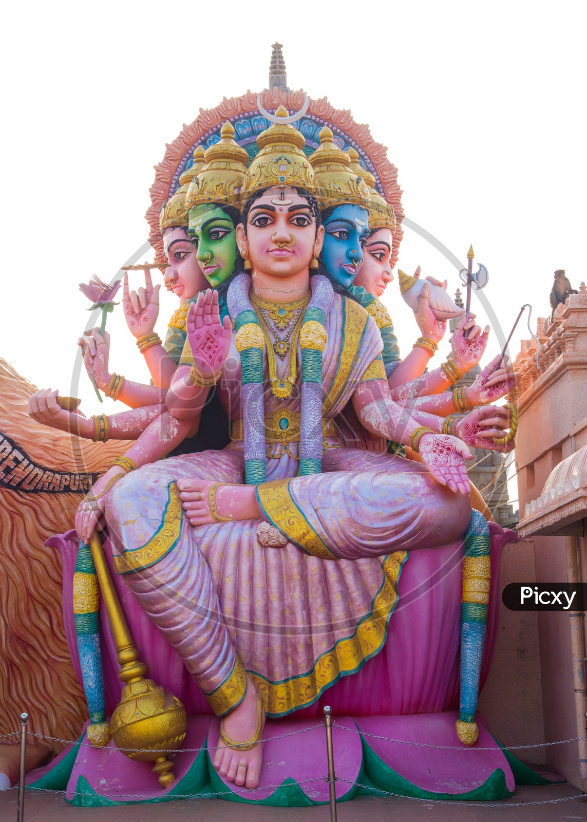 Goddess Durga Idol at Surendrapuri