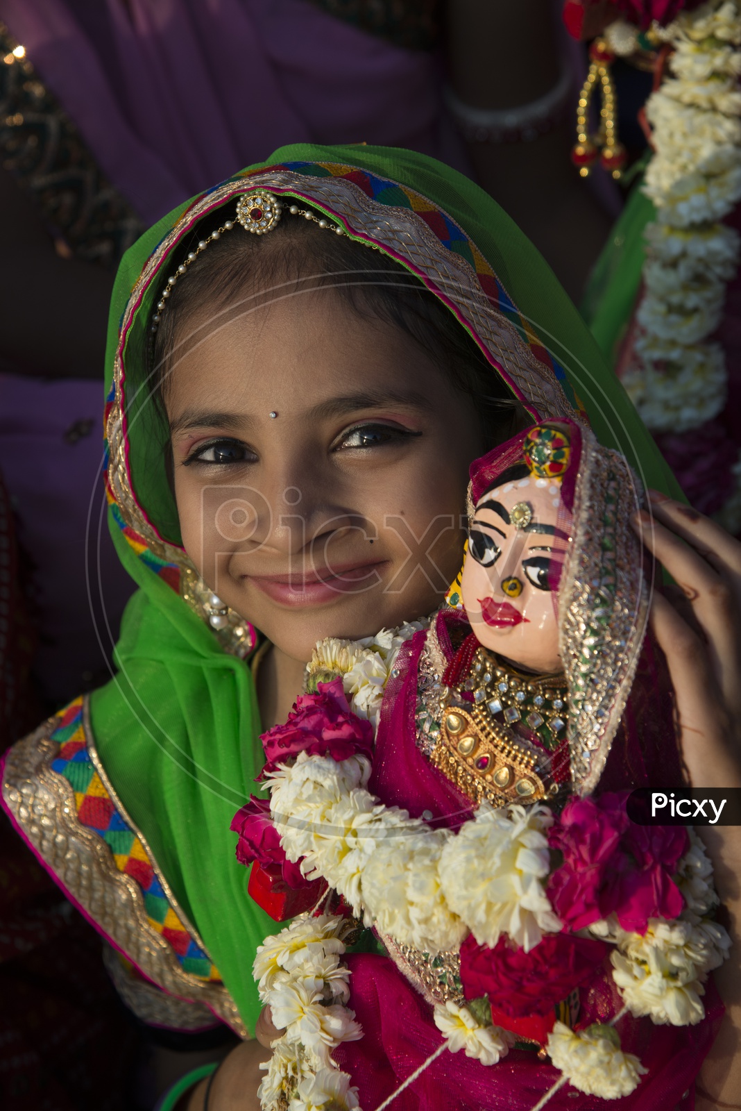 Rajasthani Girl at Mewar Gangaur Festival, Udaipur
