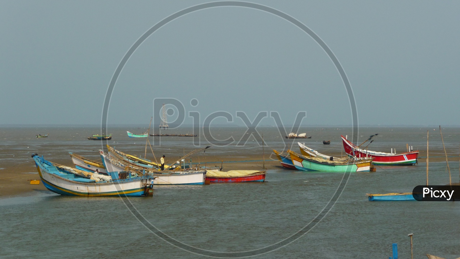 Fisherman Boats in Beach