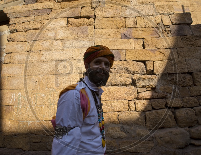 Rajasthani Man at Jaisalmer Fort