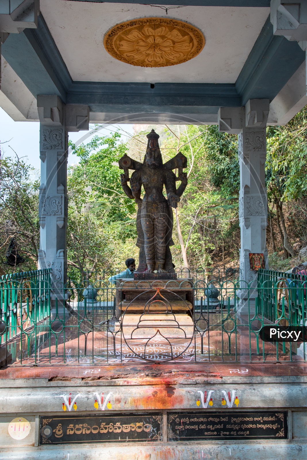 Narasimha Avatar of  Lord Venkateswara Swamy Temple Walk way, Tirupati