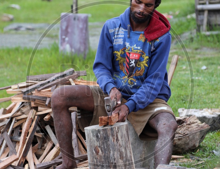 Woodcutter man