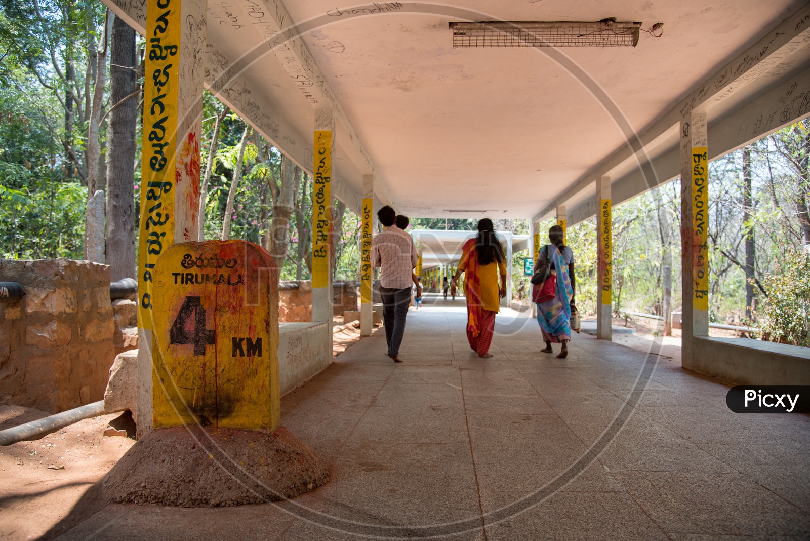 Tirumala walk way, Tirupati.