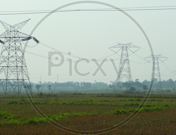 High Tension Transmission Lines