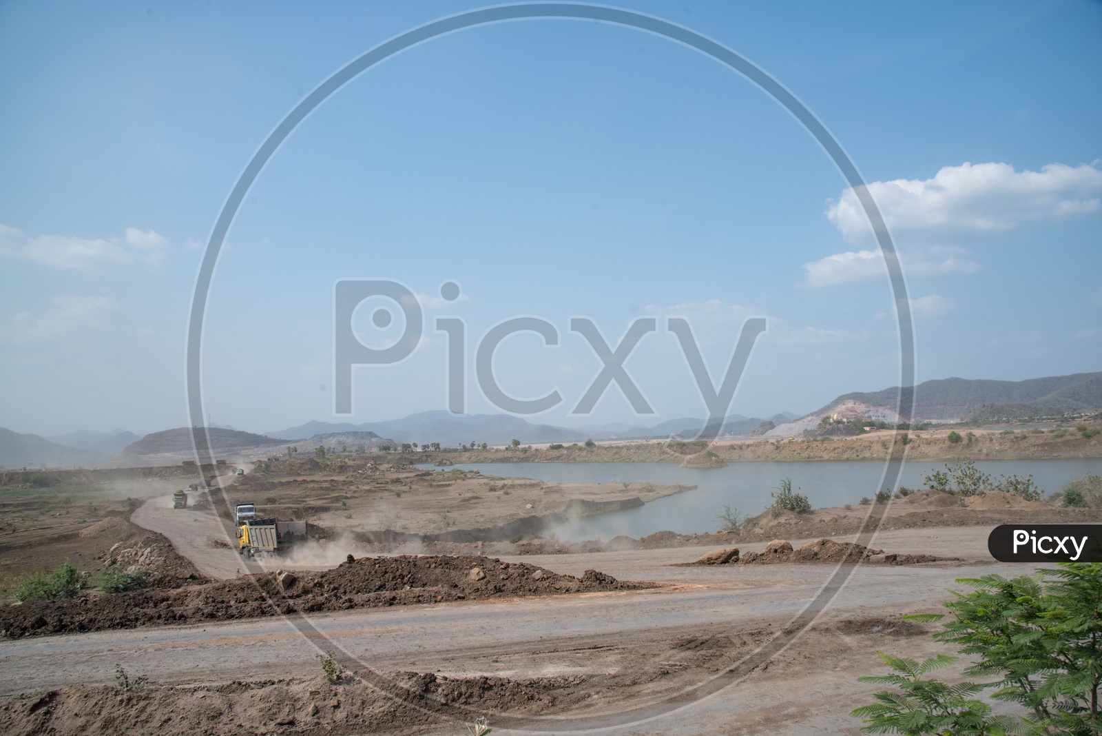 Polavaram Dam Project Construction Works..
