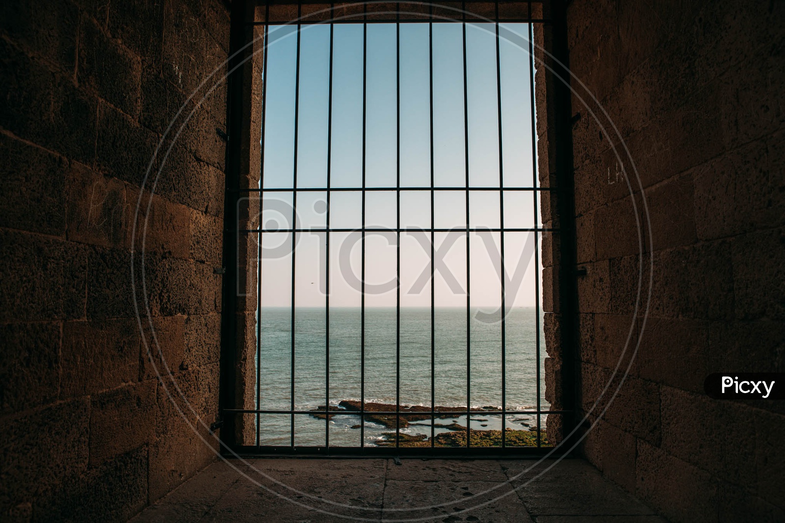 Window view from the  Diu fort