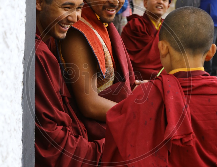 Buddhist Monks, Hemis Gompa Festival