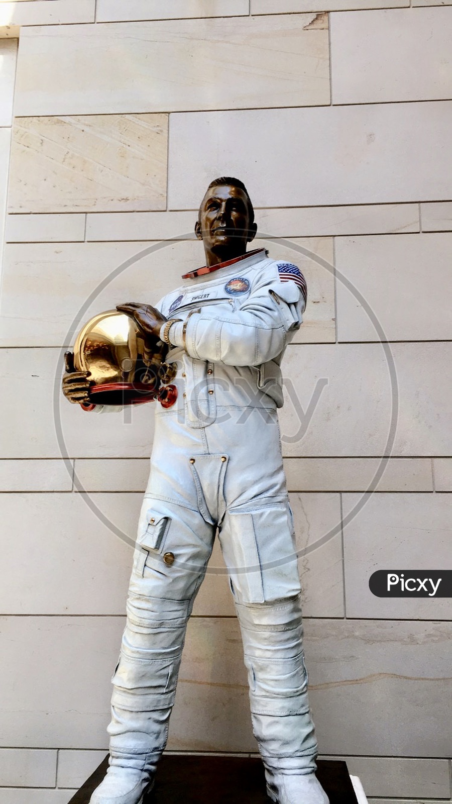 Astronaut at US Capitol