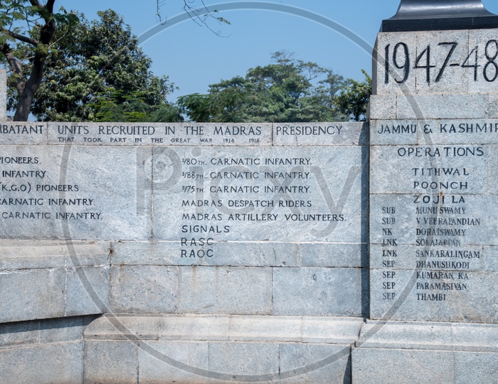 Victoria War Memorial,Chennai