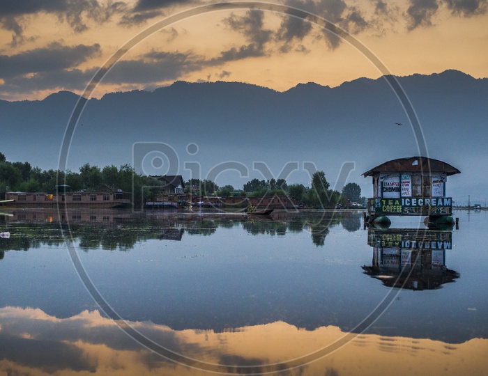 Dal Lake in Srinagar, Jammu and Kashmir