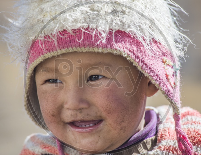 Child in Hikkim Village, Spiti Valley
