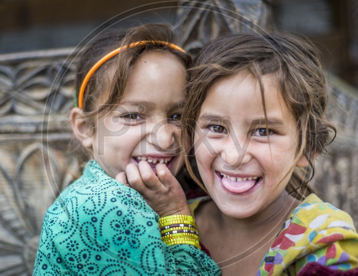 Smiling Kids at Chandrakhani Pass Malana Village trek, Himachal Pradesh