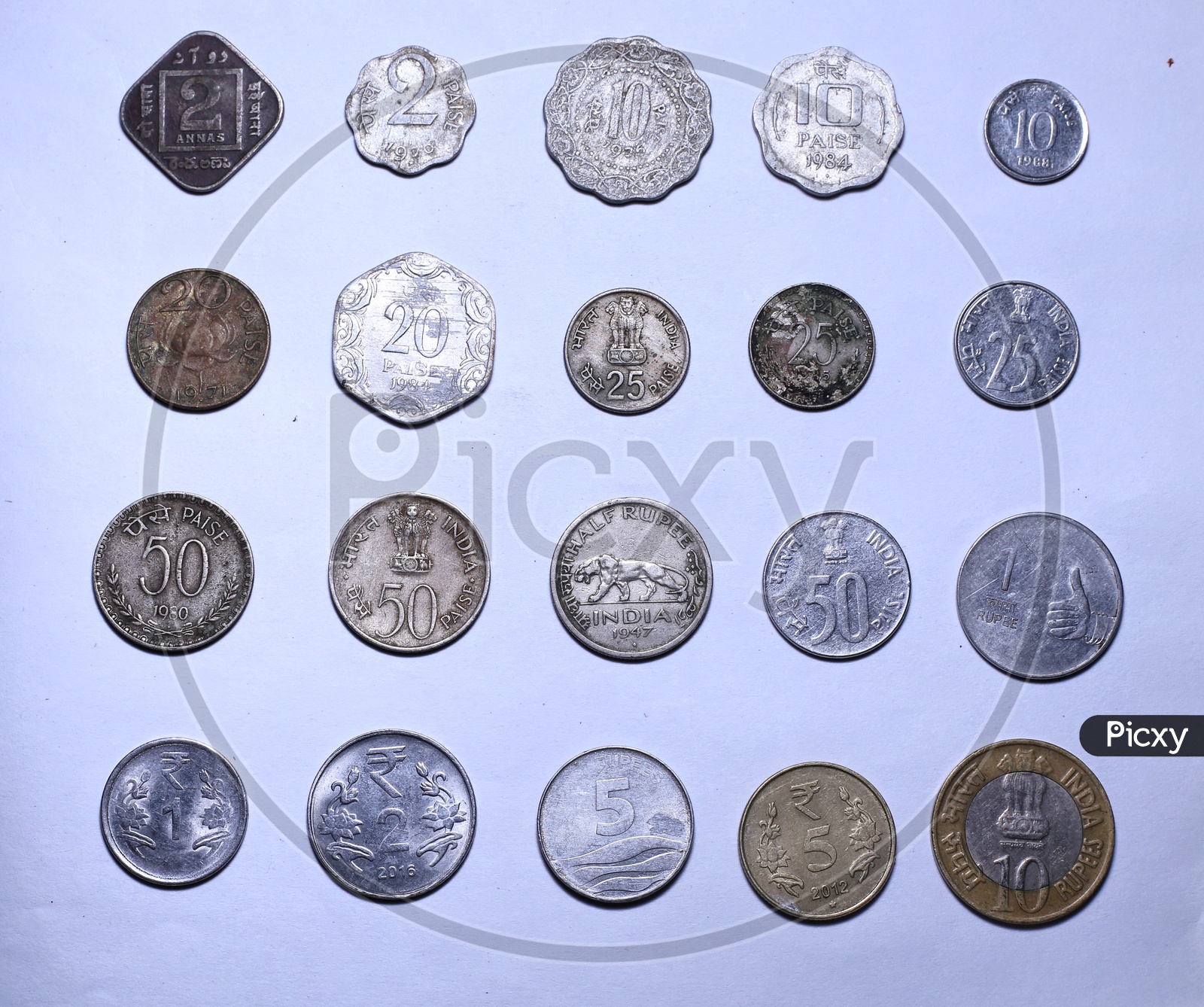 Indian currency old coins