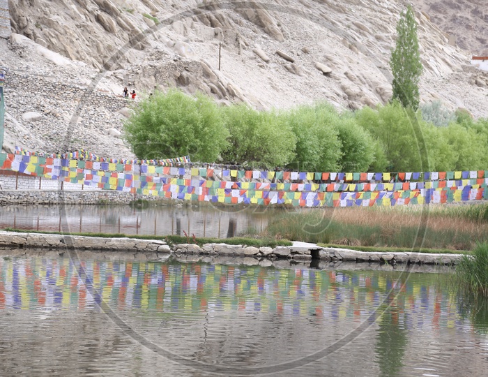 Prayer Flags at Shey Monastery