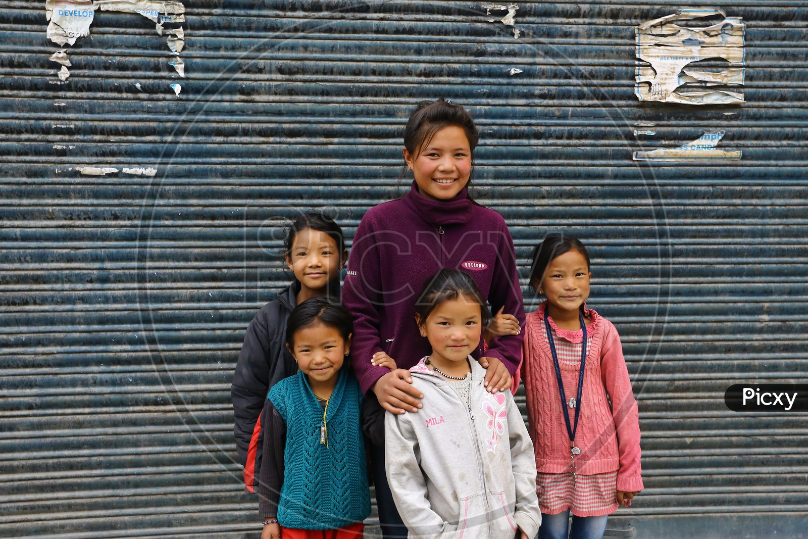 Smiling Kids on the Streets of Lamayuru