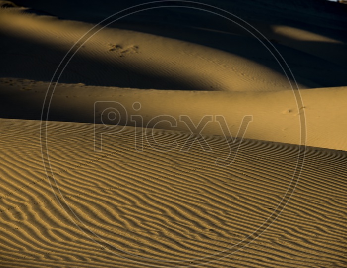 Sand Dunes in Thar Desert, Rajasthan