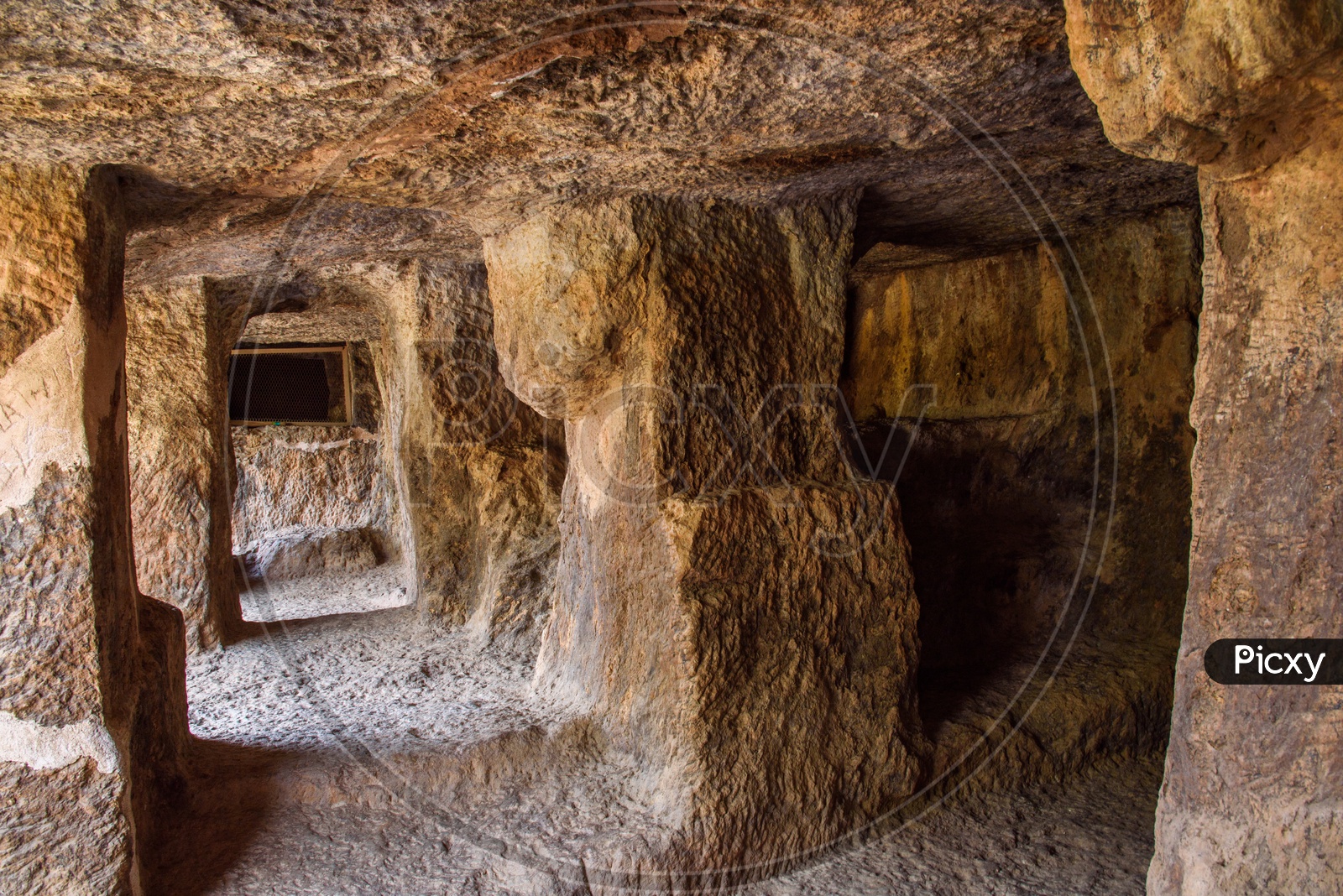 Pillar of Undavalli caves.