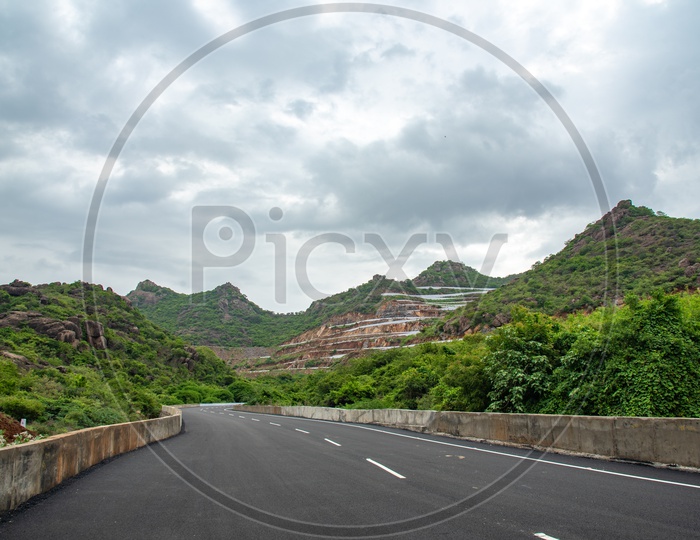 New road laid till Kondaveedu Fort ruins to make it a tourism spot by Andhra Pradesh Govt.