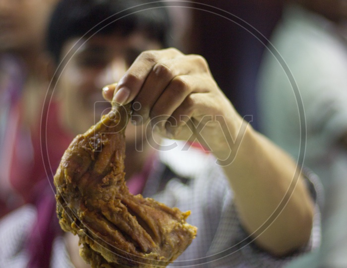 Chicken as a Street food in Mumbai