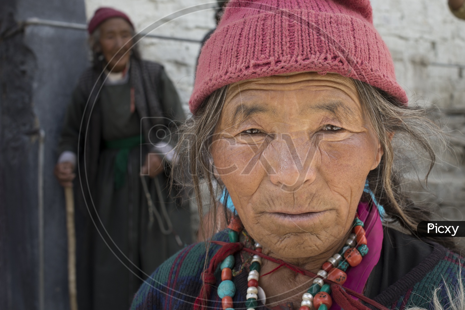 Old Lady at Lamayuru Monastery, Ladakh