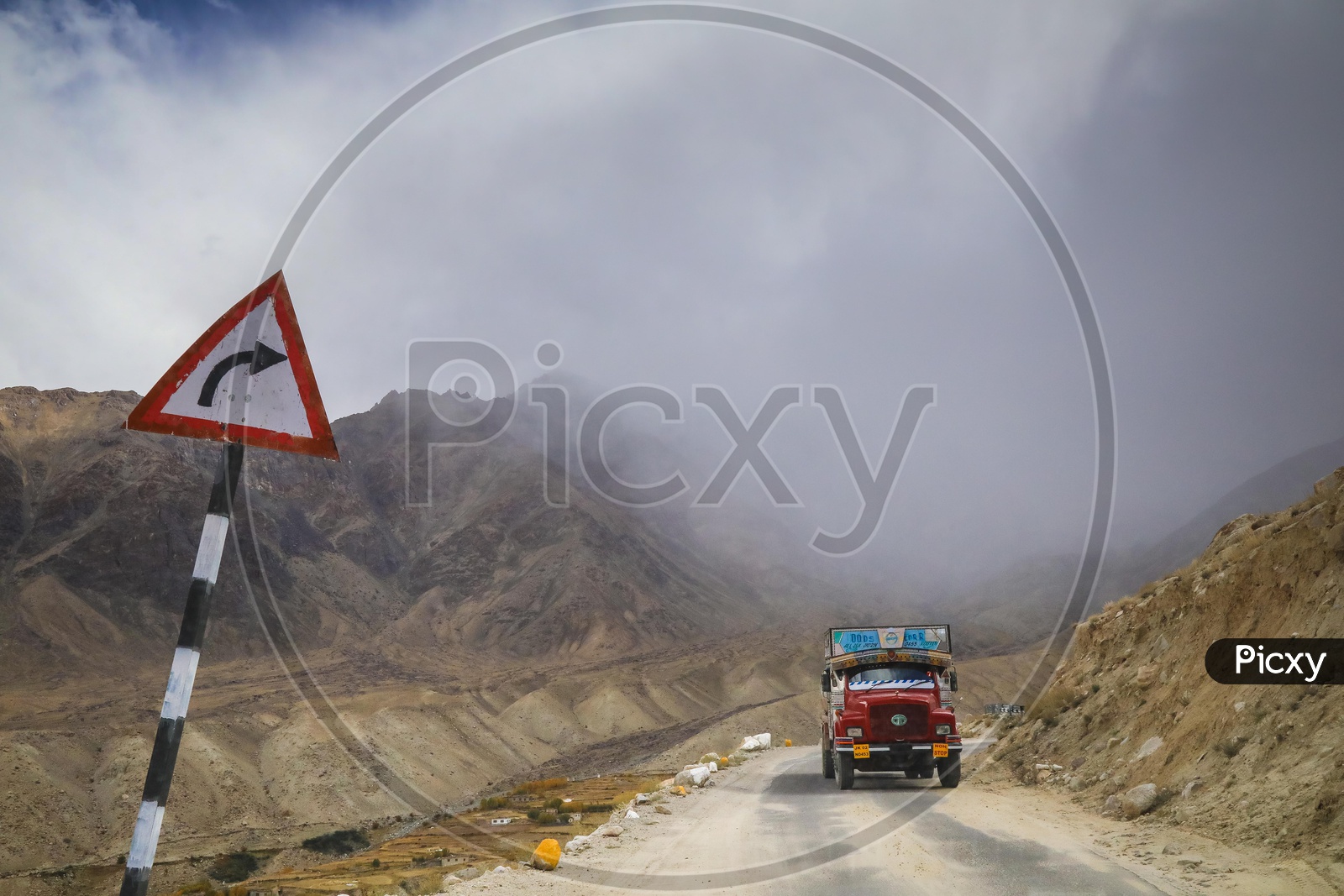 Sign Boards on Roads at Leh-Ladakh