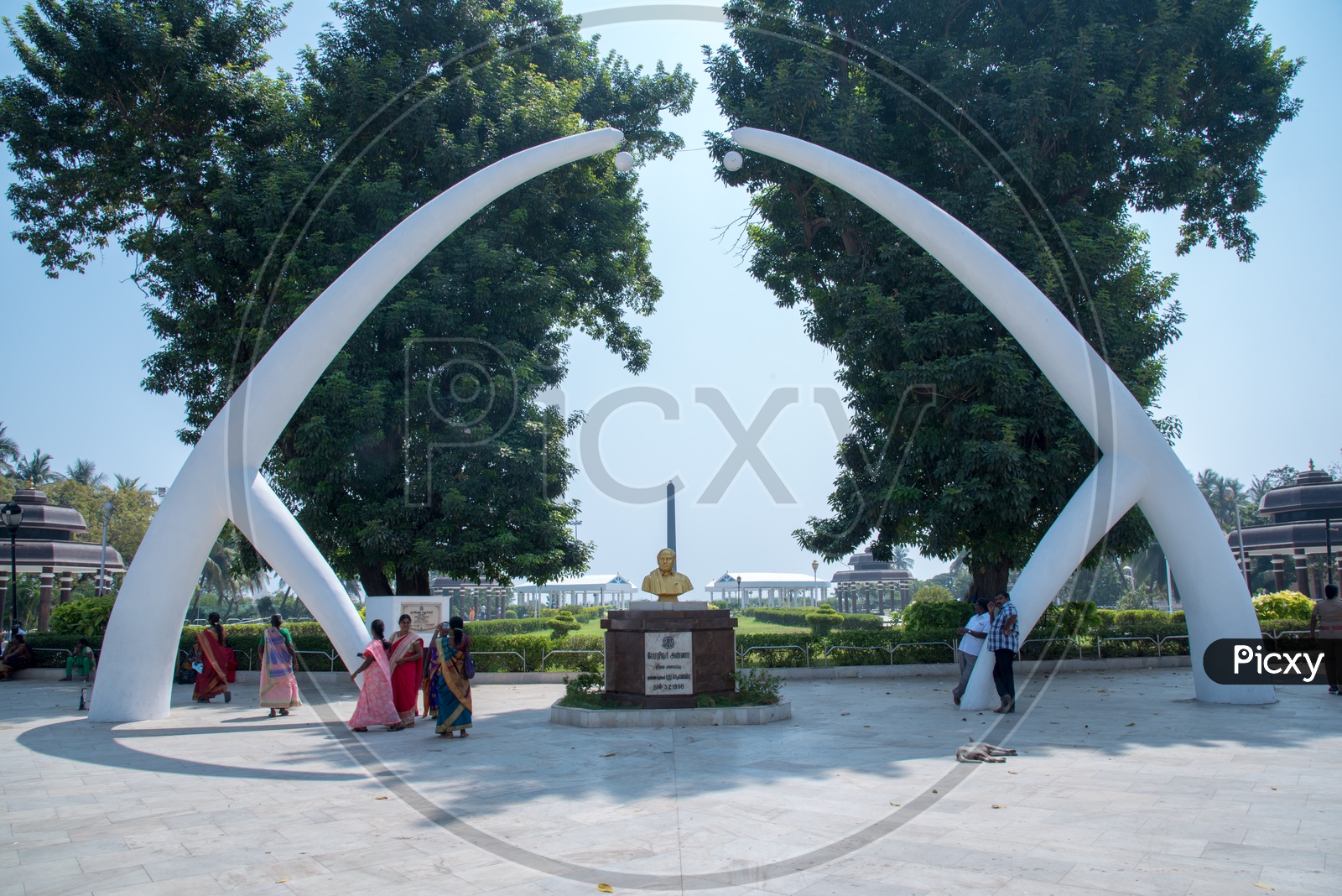 Anna memorial entrance.