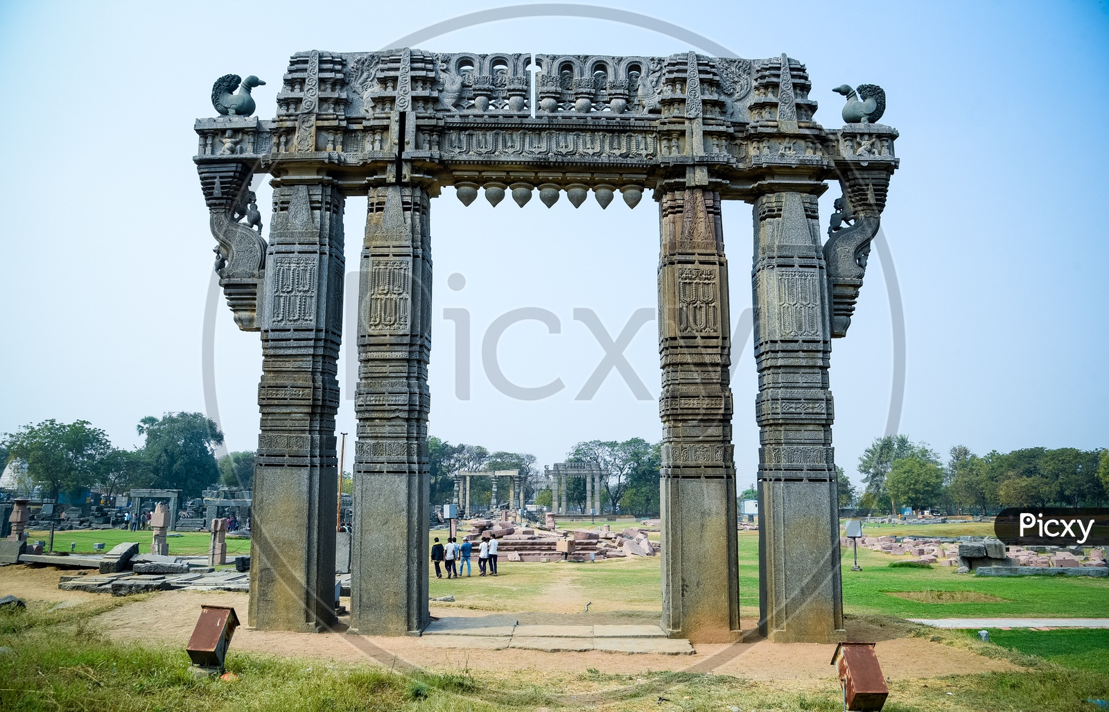 12th Century Architecture of Kakatiya Dynasty at Fort Warangal Park
