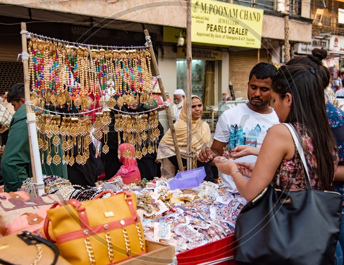 Street Shopping at streets of Charminar