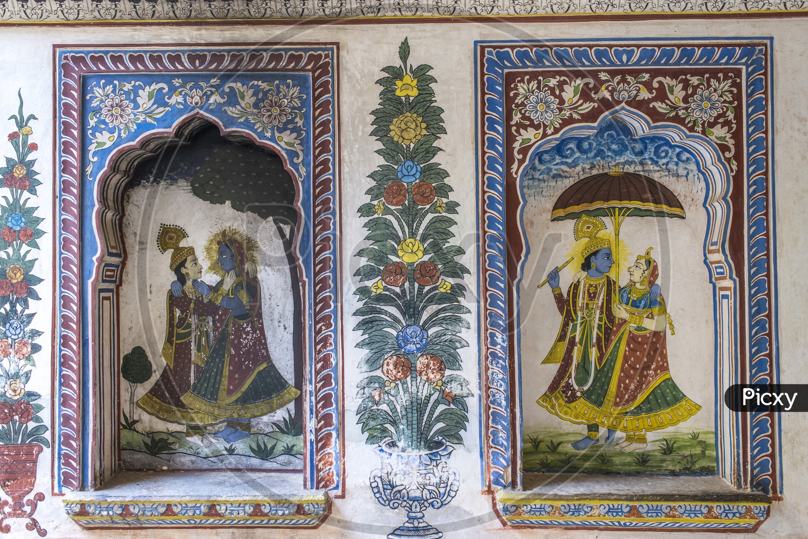 Paintings in Havelis of Shekhawati