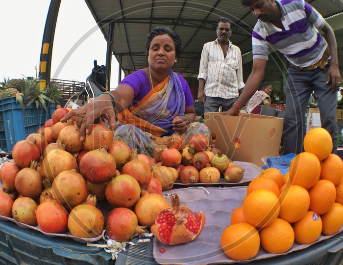 Fruits seller/Rythu Bazar/Raithu Bazar
