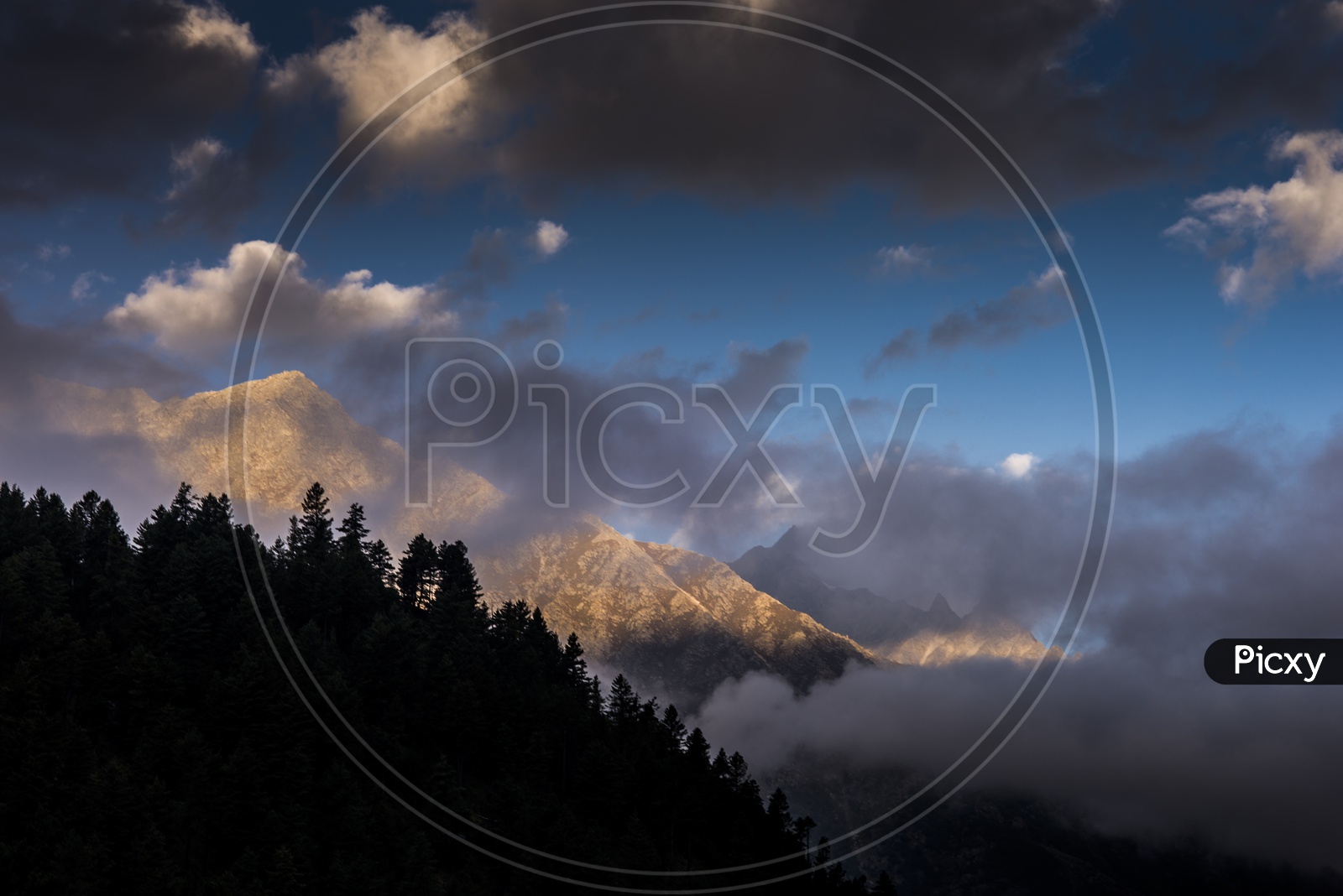 Clouds and Mountains, Chitkul Village