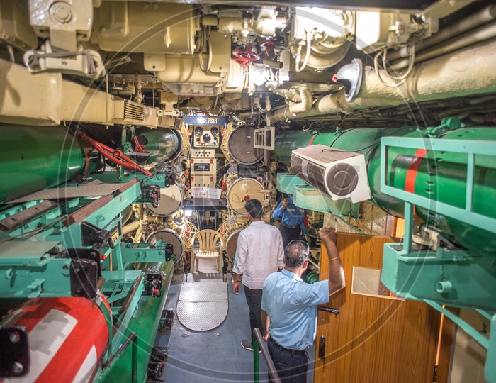 inside INS Kursura Submarine Museum