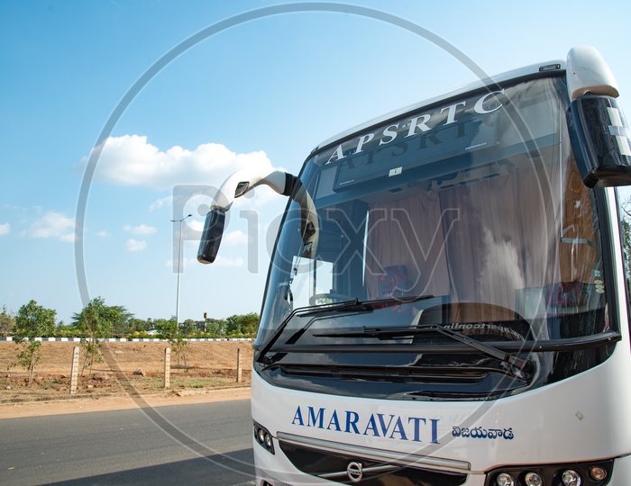 Amaravati Bus Service..AC Volvo Bus.