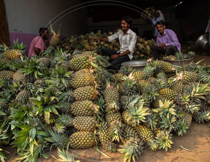 Sorting Pineapples as per size