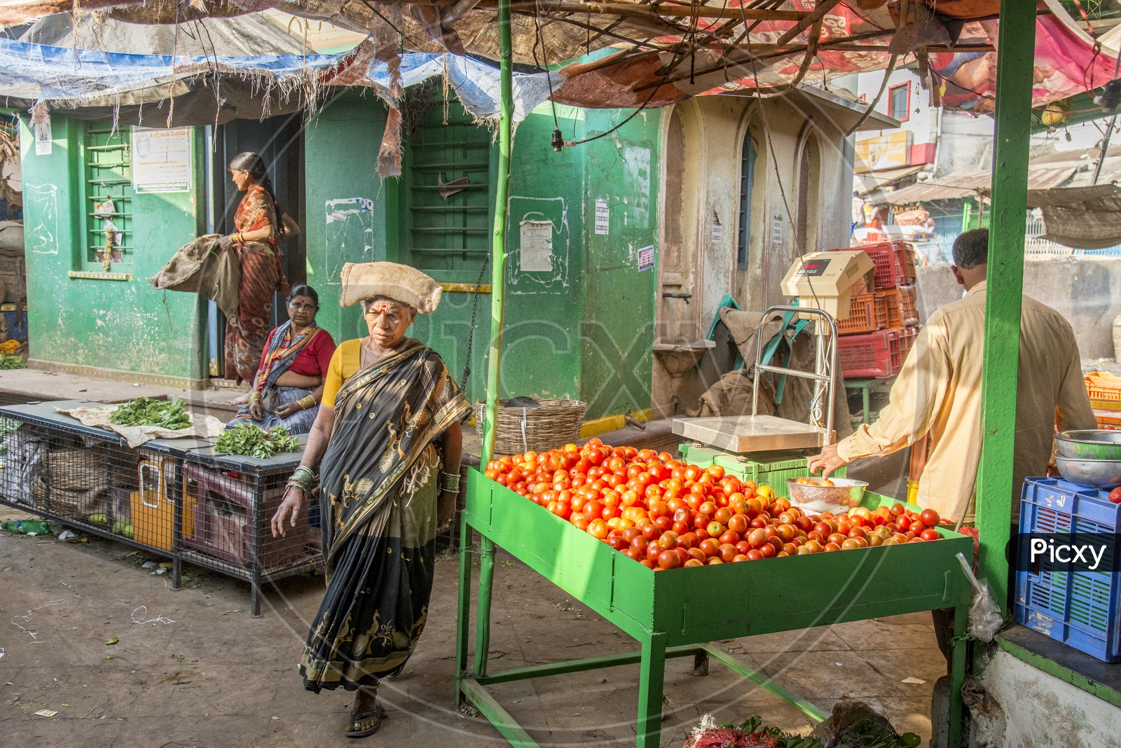 Vegetables in Monda Market Hyderabad