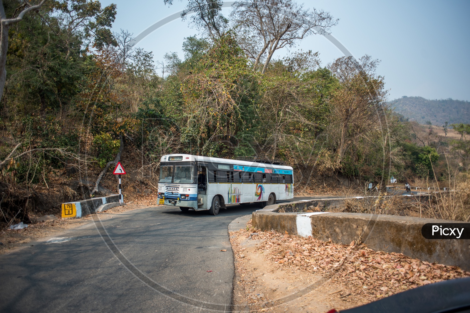 APSRTC buses in araku ghats